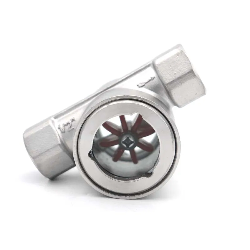1/4" 3/8" 1/2" 3/4" 1" 1-1/2" 2" BSPT żeński ze stali węglowej 304 ze stali nierdzewnej wizjer wizjerowy wskaźnik przepływu z wirnikiem