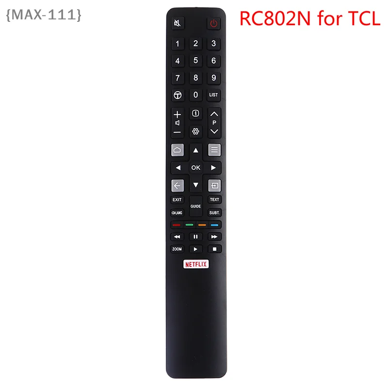 【F2-MAX111】Original Remote Control RC802N YUI1 For TCL Smart TV U43P6046, U49P6046, U55P6046, U65P6046