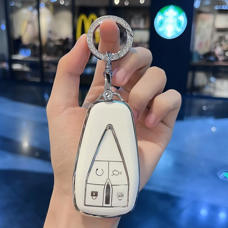 TPU Car Key Case Cover For Changan CS35 PLUS CS75PLUS CS55PLUS Eado UNI-T Oushang X5 X7 EV 2019 2020 Shell Fob Accessories