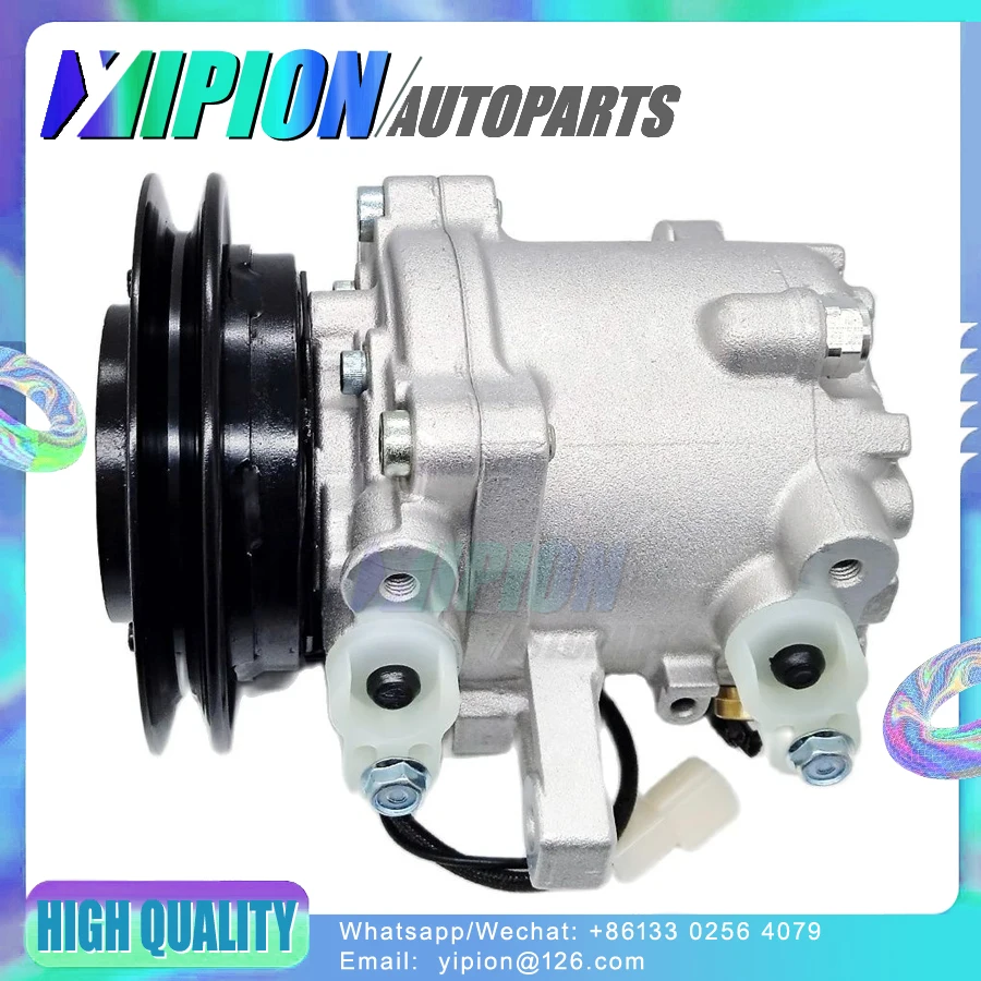 For Kubota M126 M135 M6 Tractors SV07E A/C Compressor 6PK 447280-3050 447280-3080 4472803050 3P999-00620 4472803080 3P99900620