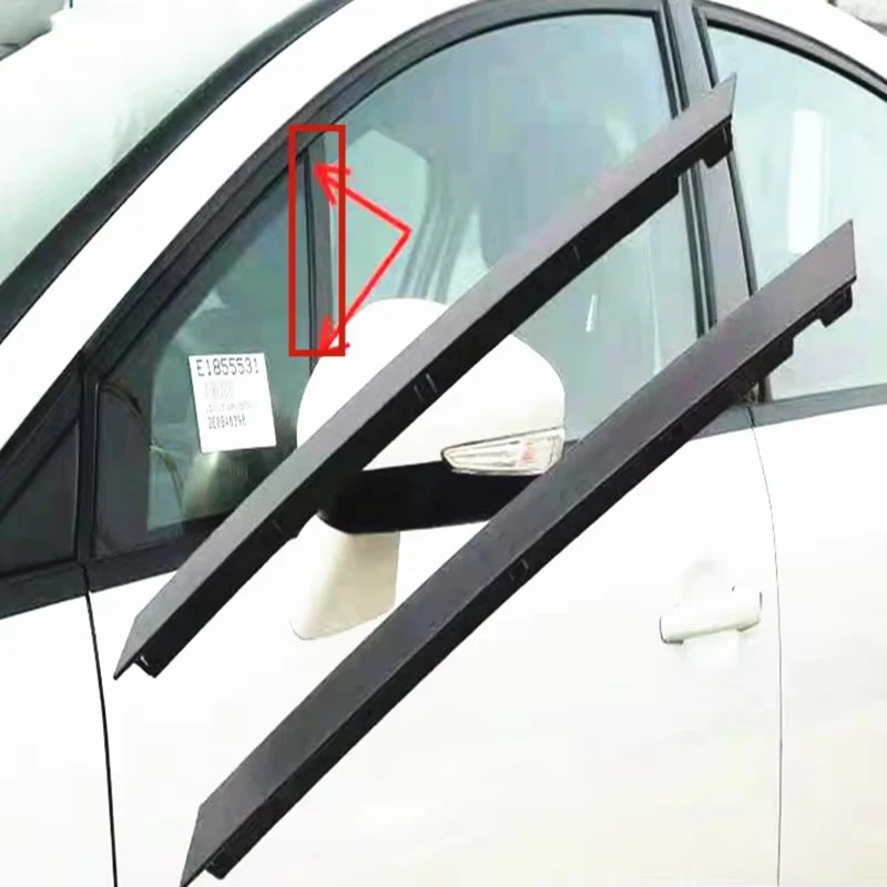 9326CT 9327EG For Peugeot 508 508SW Citroen C6 glass seal decoration Side Guide Trim front triangular Window Joint Moulding