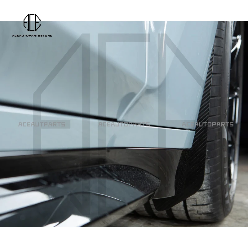 ألياف الكربون الجافة الجبهة سبلاش الحرس قوس الحرس اللوحات الطينية لسيارات BMW G80 G81 M3 G82 G83 M4 #3