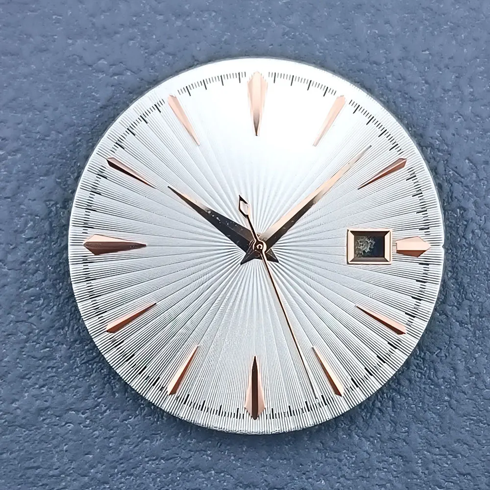 Rose gold 40mm Presage 316L stainless steel watch suitable for NH35 NH36 automatic movement spare parts 5Bar waterproof view 3