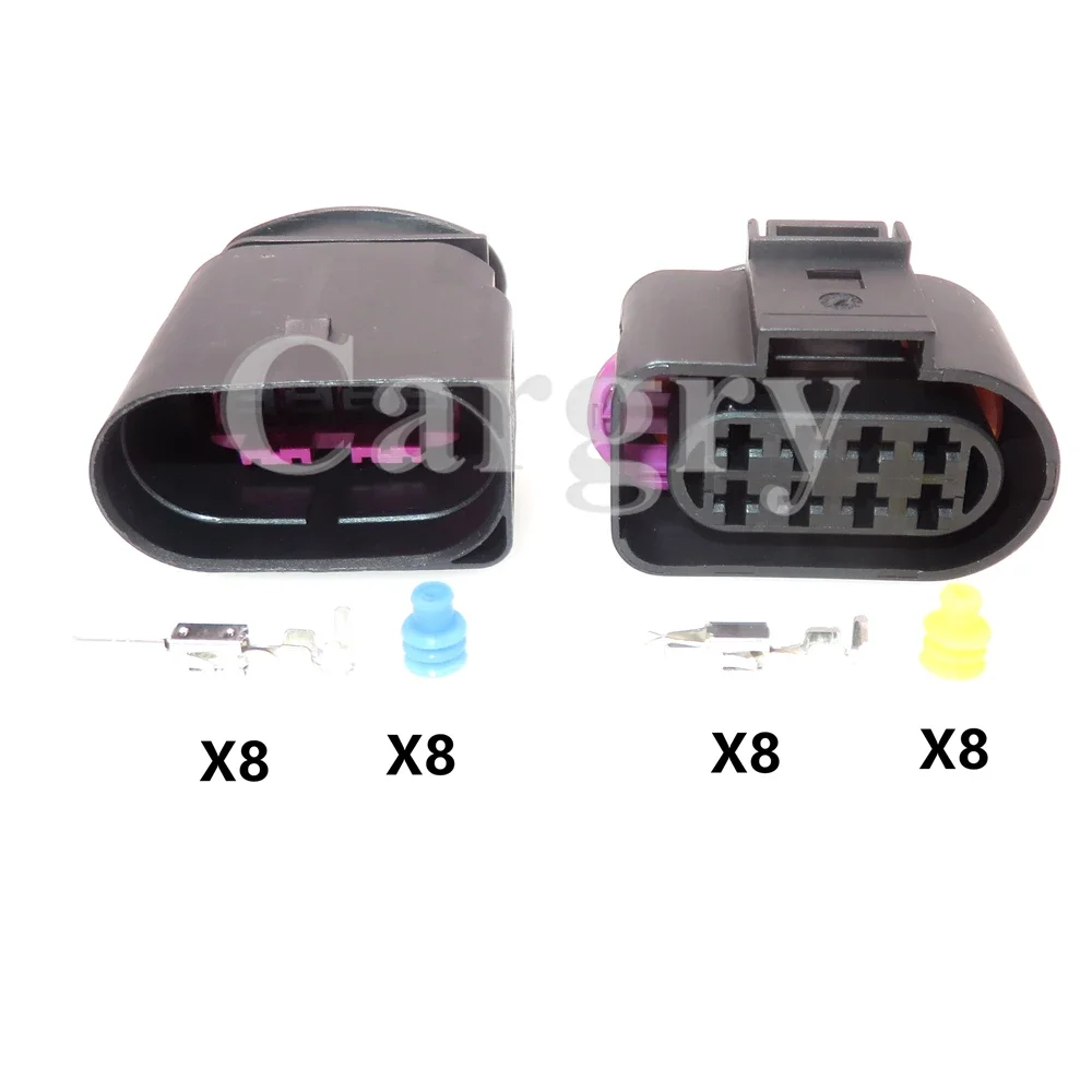 1 Set 8P 8D0973834 8D0973734 Automobile Taillight Wiring Terminal Socket AC Assembly Car Waterproof Male Female Docking Plug