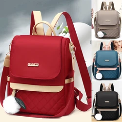 Fashion Anti-Theft Women Travel Backpack Mochila Solid Color Shopping Bag Teenagers School Bags Mujer Bookbag Bolsas Femenina