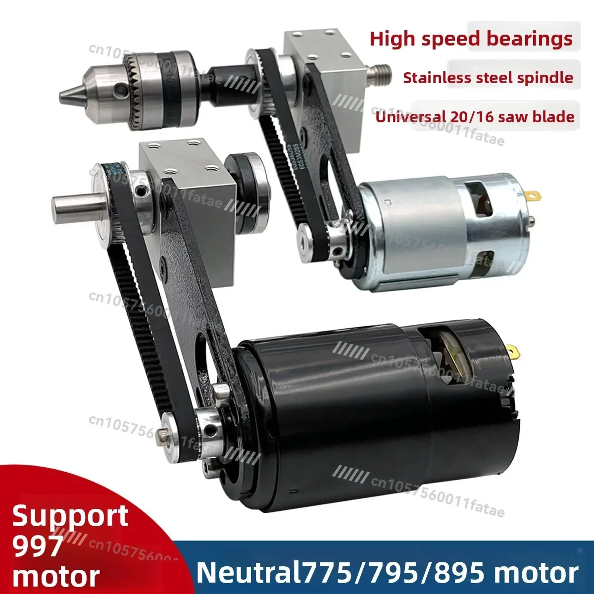 Small Table Saw Spindle Assembly, High‑Power 997 Motor Precision Non‑Power Bearing Housing for DIY Mini Chainsaw Cutting Machine
