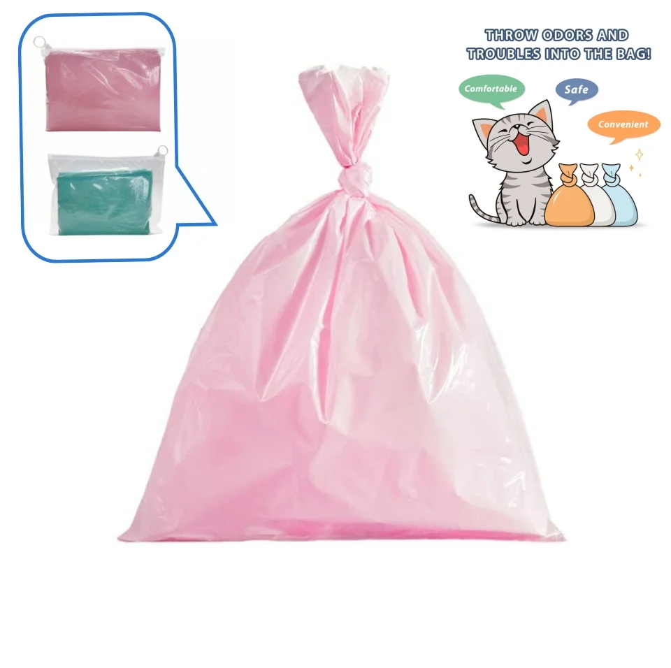 odor sealing Disposable waste Bags Deordor trash bag For Pet poop, Diapers, Food Waste, And Sanitary Products