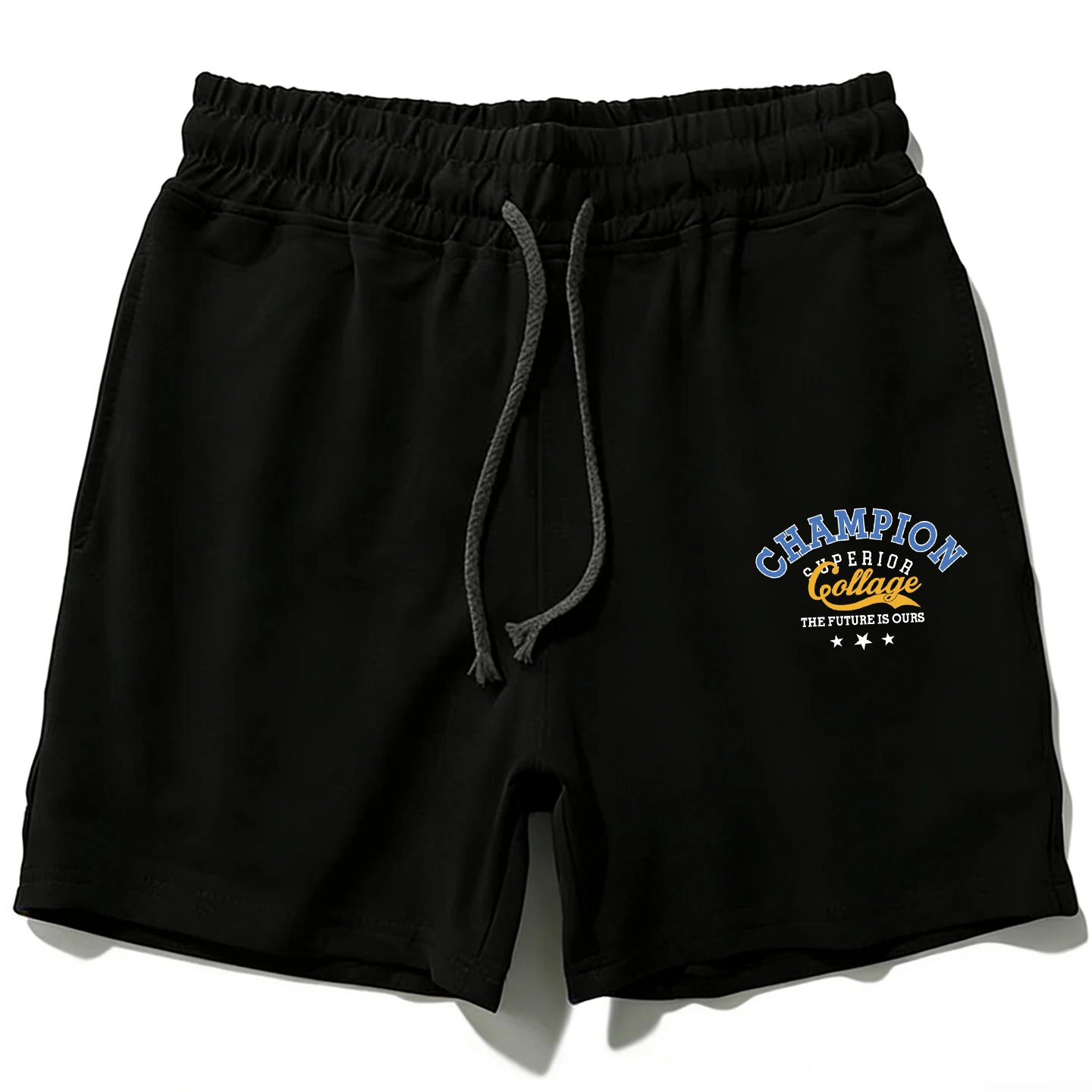 

Bla Cotton Fitn orts Men's Summer Large Size Thin Outdoor Casual Baskeall Running 4-Quarter Pants Straight Leg ort...