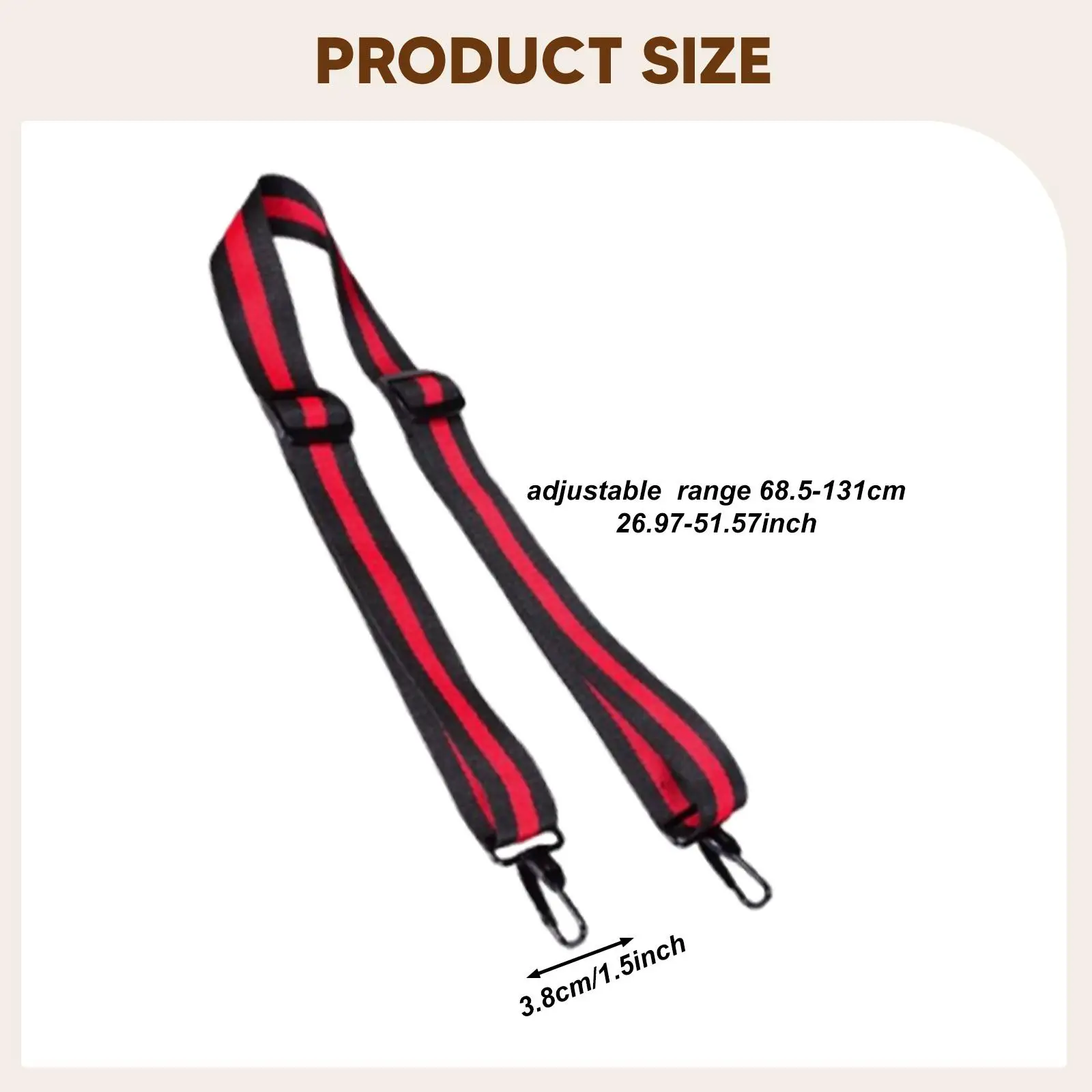 

Polyester Djembe Waist Strap Musical Instrument Parts Durable Drum Accessory for Drum Kit or Practice