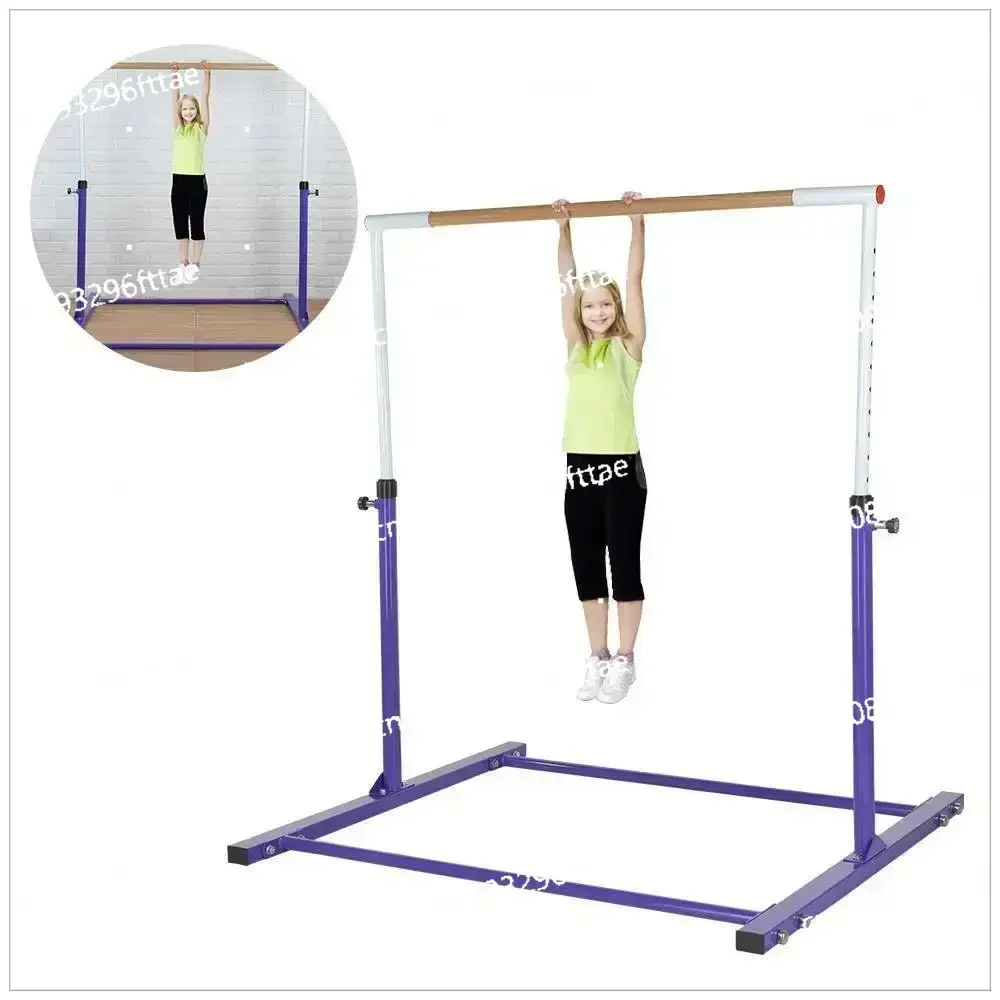 130cm Adjustable for Kids Exercise Gymnastic Bar Horizontal Sports Gym Training  Indoor Horizontal Bar