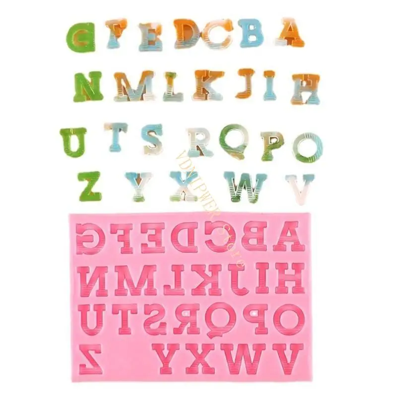 

Letter Shaped Silicone Mold for Making Candy, Handmade Soap D08E