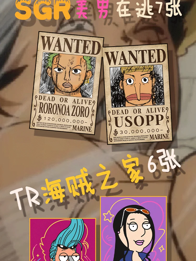 One Piece Funny Ugly Abstract Collectible Cards Rare Premium Collection Card Anime Shikishi Color Paper Decor Anime Fan Gift