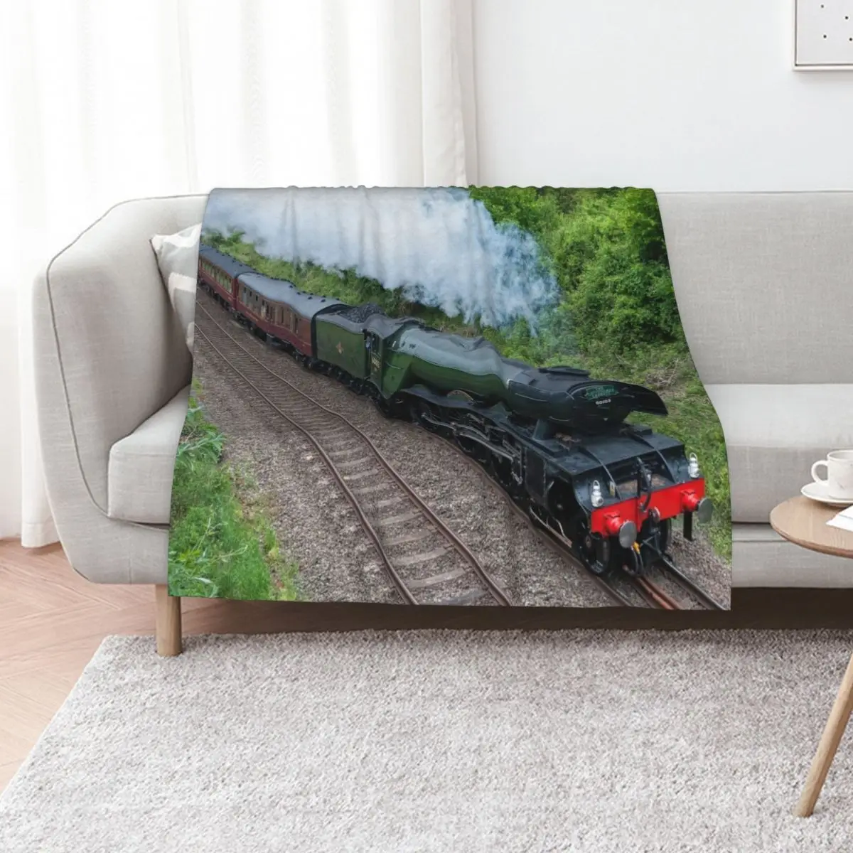 

The Flying Scotsman Throw Blanket heavy to sleep Picnic Luxury Thicken for winter Blankets