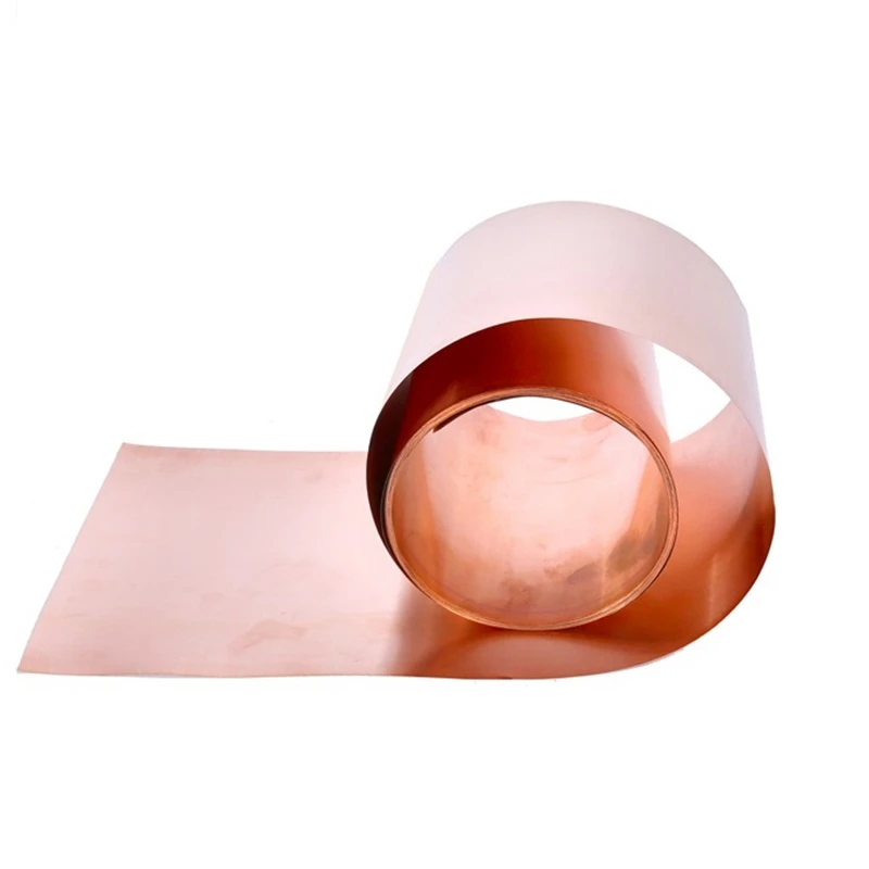 

0.3mm thick 20-50mm wide 1meter Copper Foil Tape Shielding Sheet Double-sided Conductive Roll