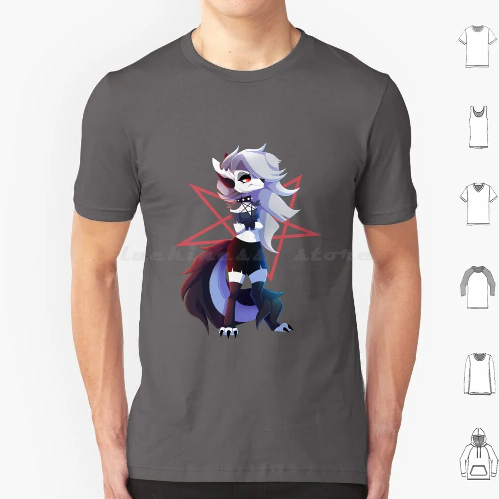 Helluva Loona T Shirt 6xl Cotton Cool Tee Helluva Loona Cartoon Vivziepop Animation Hell
