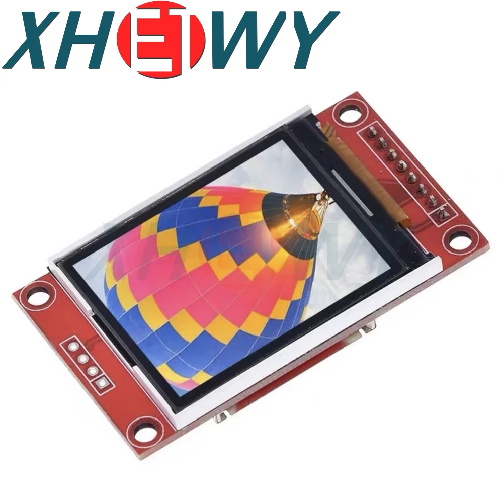 1.8-inch SPI serial port TFT color LCD screen module with 4 IO drivers, 128 * 160LCD display st7735s Without touch