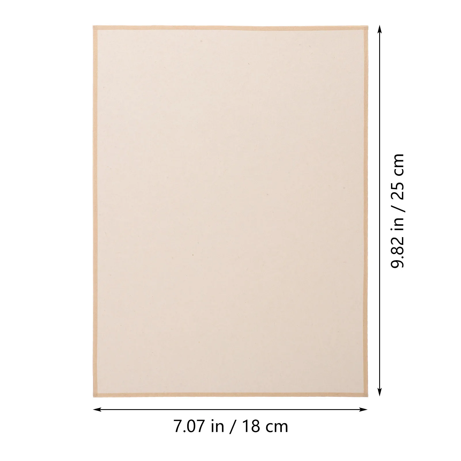 12 Sheets Professional Calligraphy Paper Thickened Hard Card Mounting for Chinese Painting Watercolor Art Retro Style Hanging