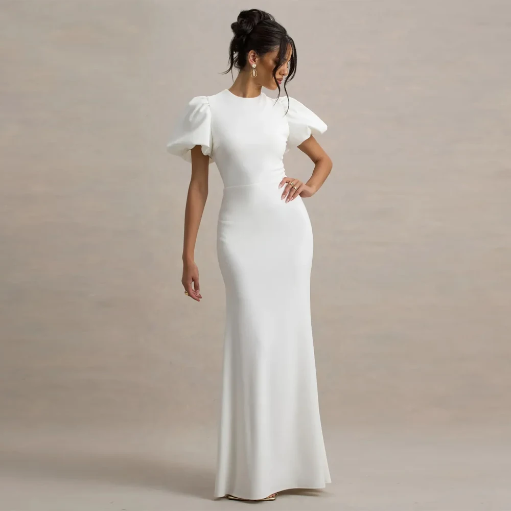 2026 Sexy Sleeveless Women Evening Dresses Minimalist Mermaid Prom Gowns Cocktail Party Customized  Soirées Chic Élégant Mariage