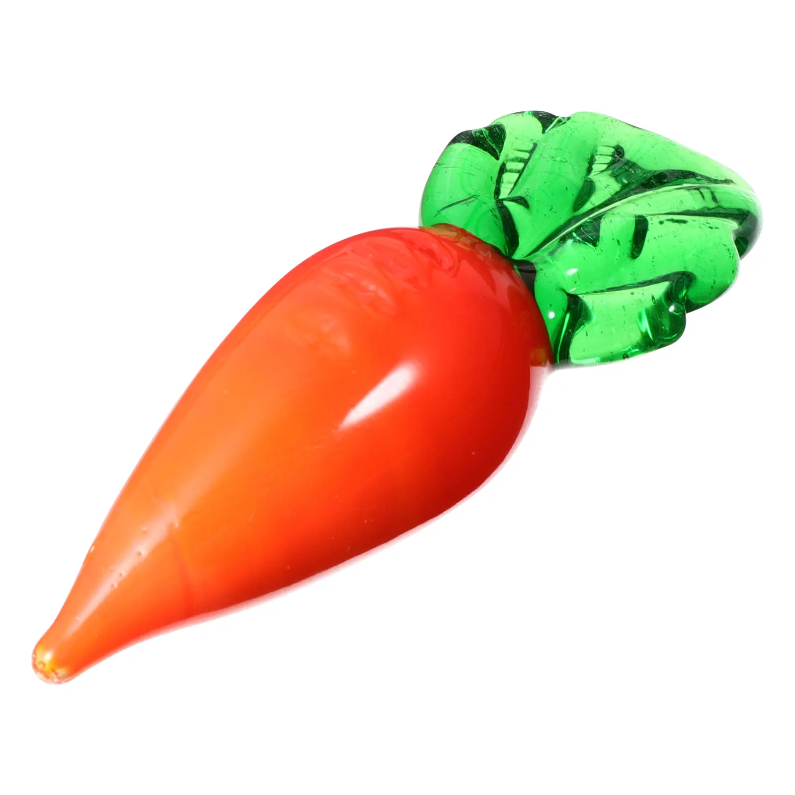 

1Pcs Glass Ornament Vegetable Shape Desktop Craft Adornment for Home Decor Interior Space Decoration Tabletop Ornament Living