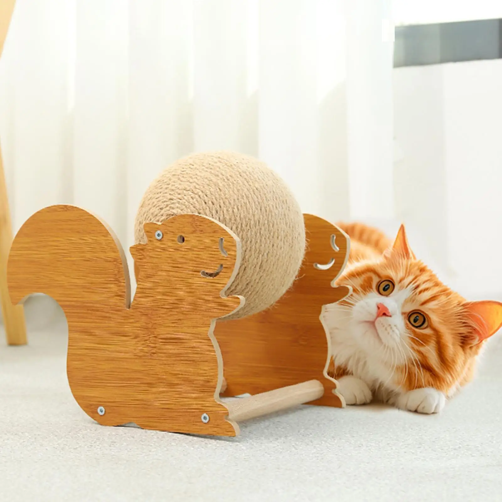 

Cat Scratcher Toy Grind Claws Exercise Pet Supplies Interactive Protect