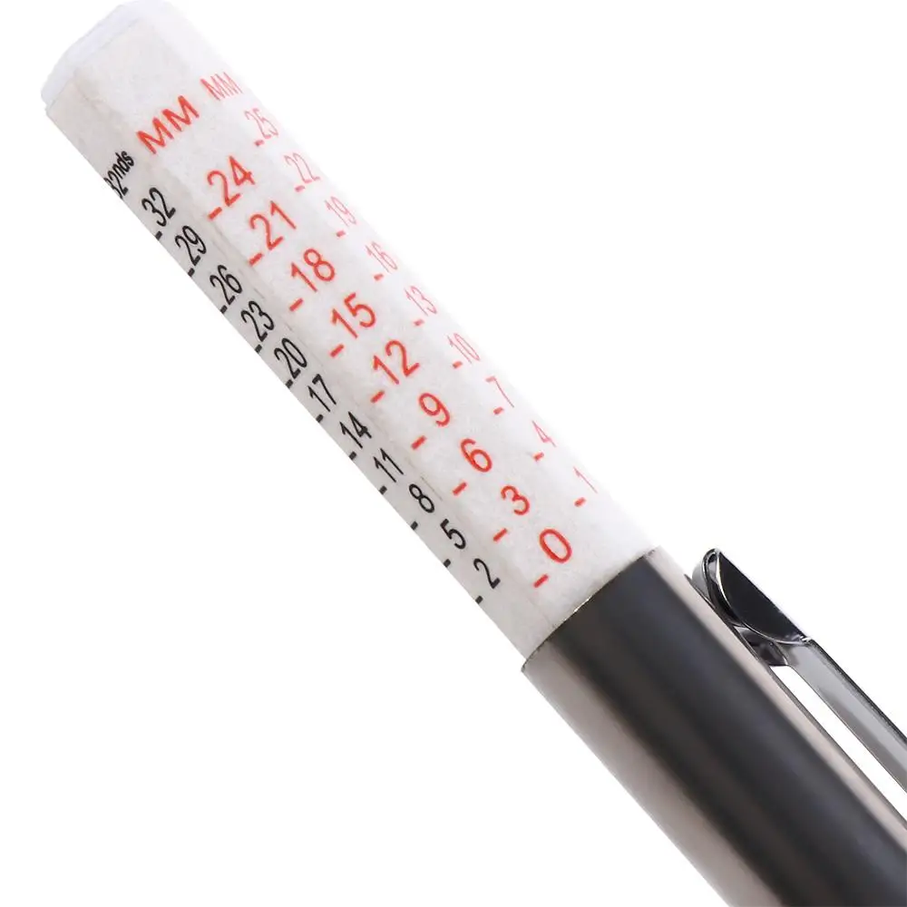 Auto Car Two-Sided Accurate Mark Depth Gauge Tyre Tread Measuring Pen Tire Ruler