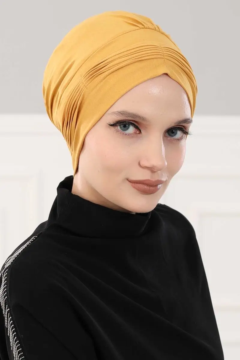 Mustard Tulang Combed Berlipit