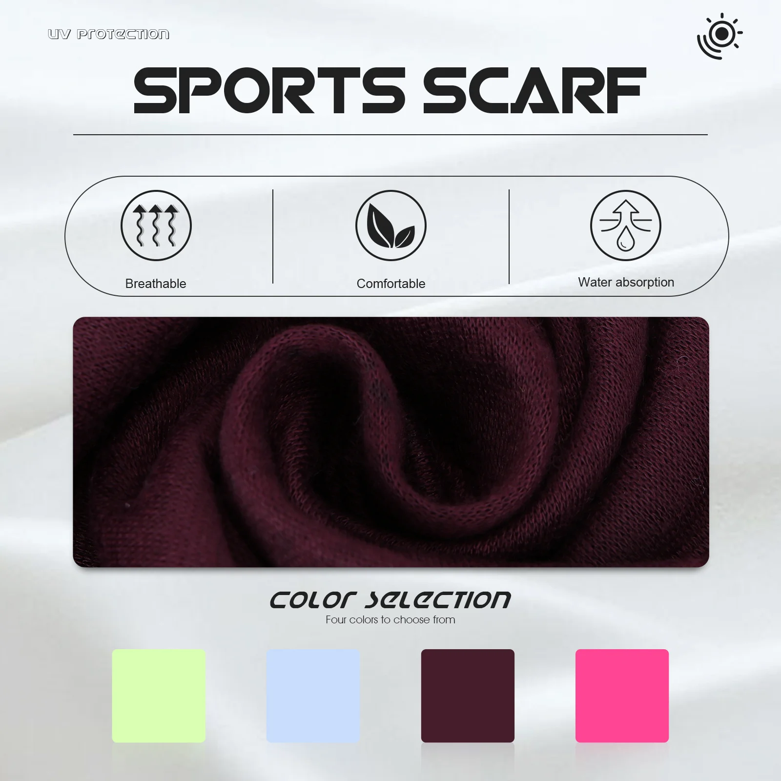 

12Pcs Outdoor Multifunction Headscarf Neck Gaiter Breathable Lightweight Cycling Snowboard Ski Neck Warmer Headwear