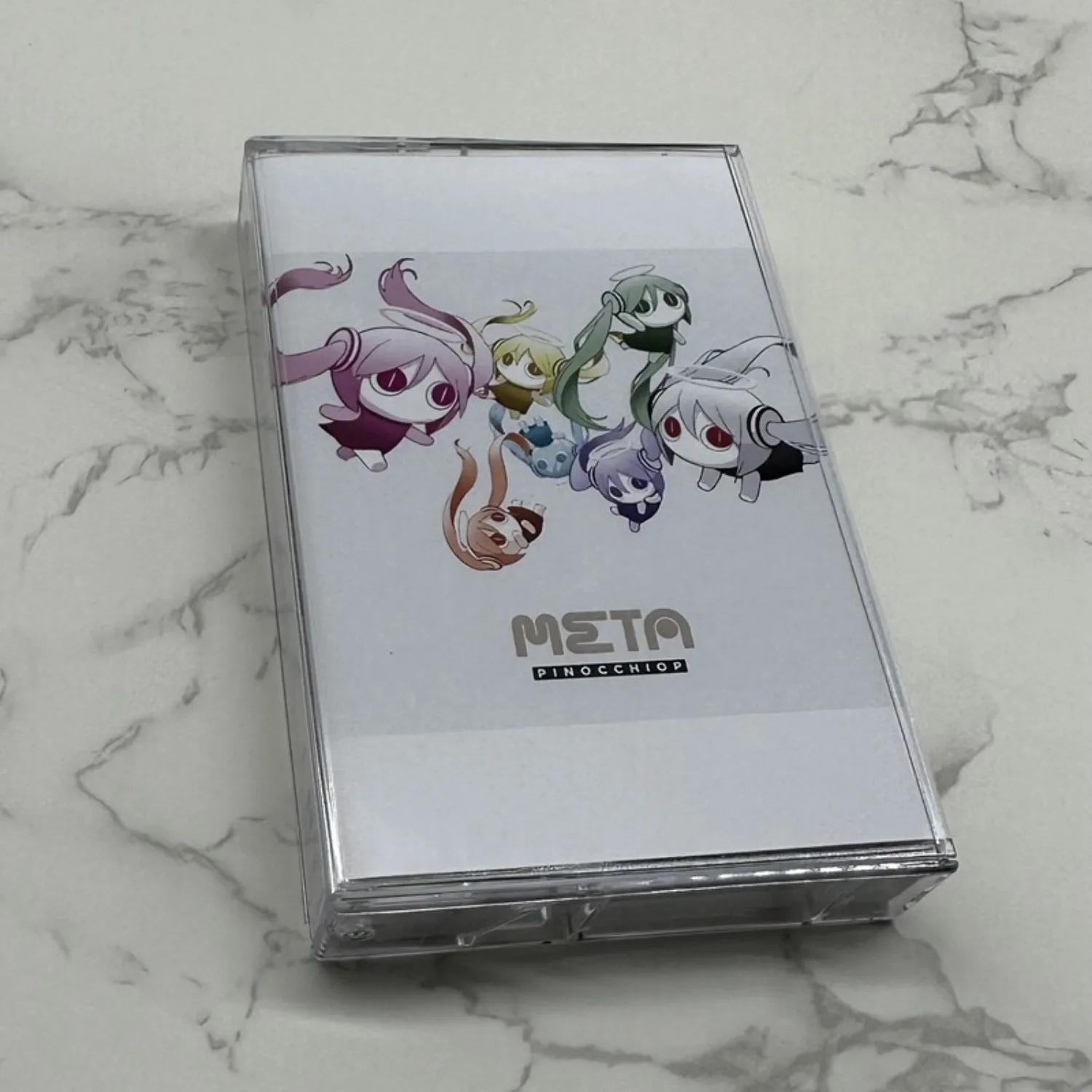 

Редкая запечатанная аудиокассета PinocchioP META Vocaloid J-Pop Electropop: коллекционный ретро-аналоговый звук для фанатов, домашнего декора и искусства