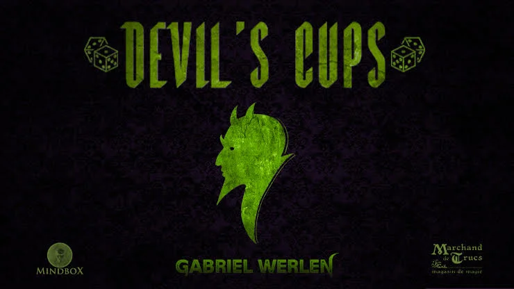 Devil's Cups by Gabriel Werlen Mentalism,Bizarre and Psychokinesis Magic Tricks Gimmick Illusions Prediction Close up Street