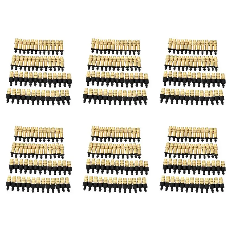 AT05-300PCS Adjustable Sprayer Brass Misting Nozzle Atomizing Sprinkler For Mini Drip Garden Watering Irrigation Spray