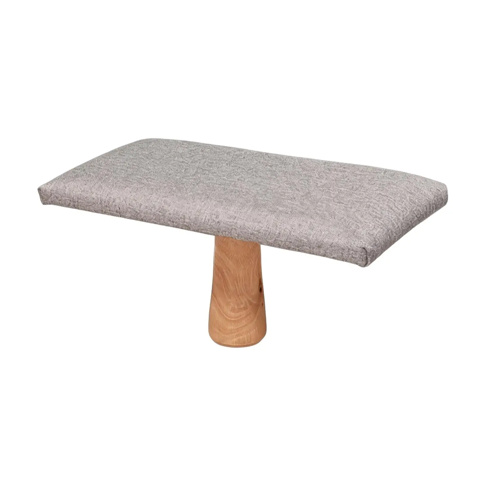 Padded Meditation Kneeler Bench Solid Wood Frame for Comfortable Prayer Sessions