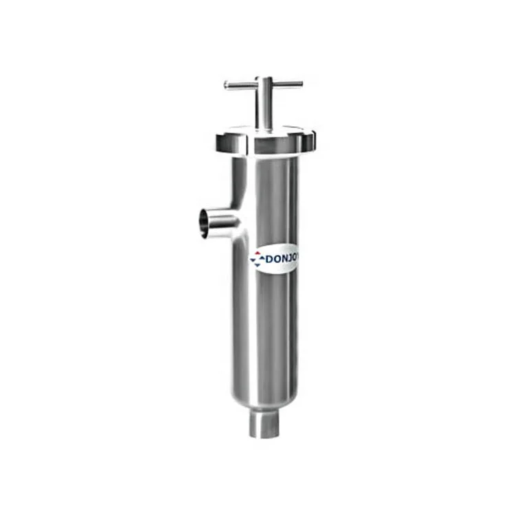 DONJOY Sanitary Duplex Filter 1''-4'' Stainless Steel 304 316 EPDM Seal With Pressure Transmitter Dairy Beverage Pulps