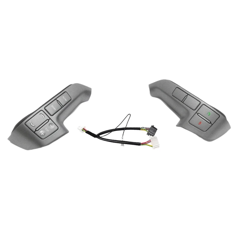 

1Pair Steering Wheel Switch Volume MODE Phone Button With Wire For Hyundai I800 H1 2007-2014 967004H002KL 96700-4H201KL