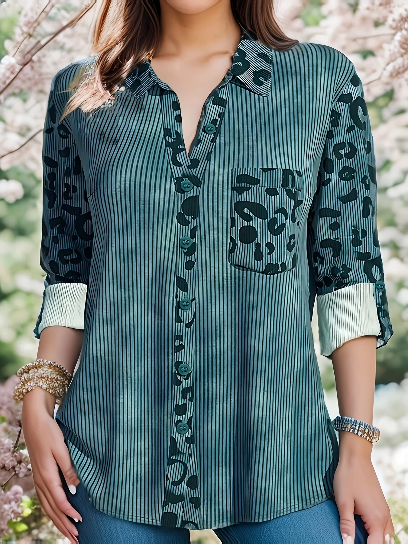 

Женская рубашка больших размеров, летняя шикарная элегантная рубашка, повседневная женская модная рубашка