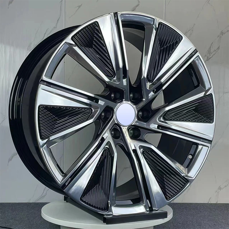 For BMW Benz Porsche Forged Rim Custom Forged Wheel One-piece Wheel Silver Polished Black Paint Holes 5 numerical control 17-22