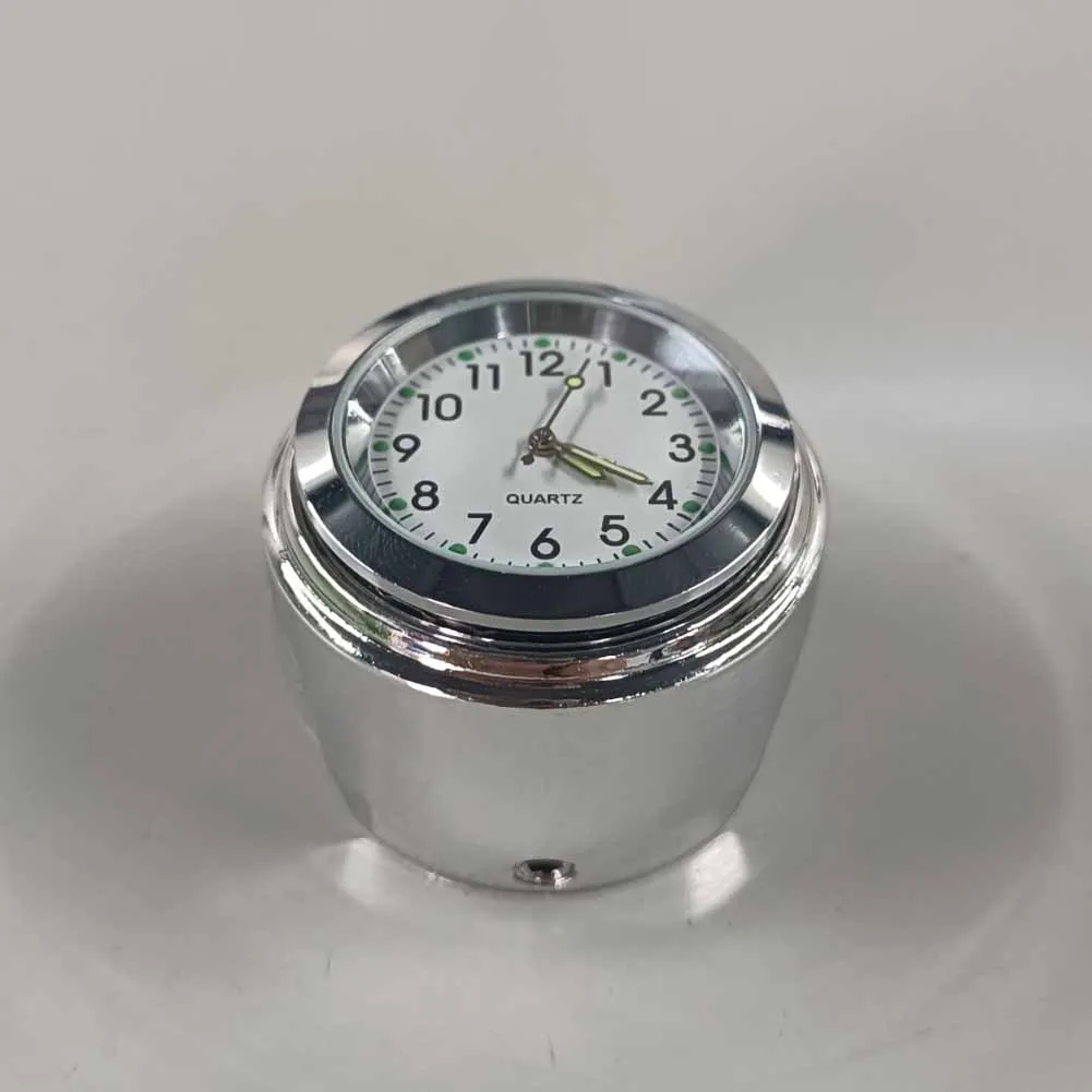 

Universal Motorcycle Handlebar Watch Waterproof Bike Handlebar Mount Watch Lightweight Bike Aluminum Clock for Scooter Motor ATV