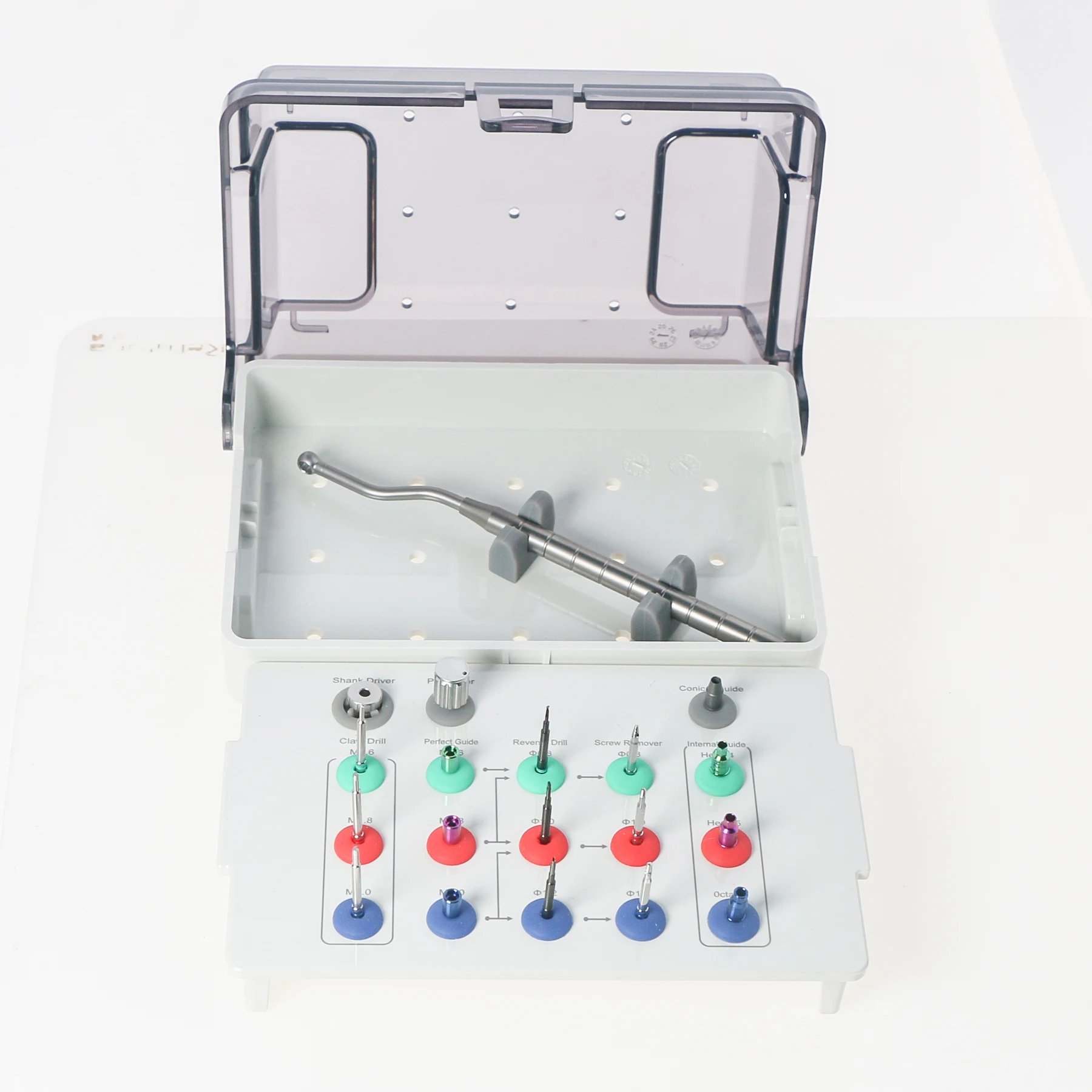 Implant Screw Removal Kit Upgraded Model Claw Remover Reverse Drill Guides Neobiotech SR SCS