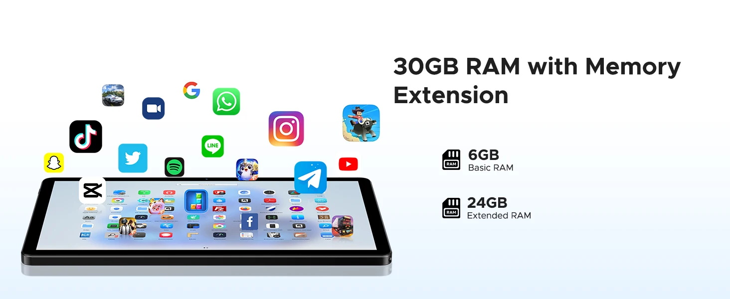 DOOGEE U11 Pro 2in1 PC Tablet 30GB(6+24) 256GB 11" 8580mAh Battery Dual Speakers Unisoc T7200 Android 16 Tablet Widevine L1