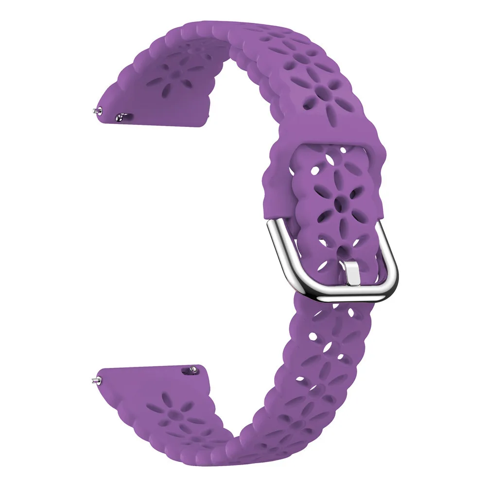 20mm/22mm band Silicone Bracelet For Amazfit GTS/2/2e/3/4 GTS2 Mini/GTR 4/3/Pro/47mm/GTR2/2e/stratos 2/3 Amazfit bip Watch strap