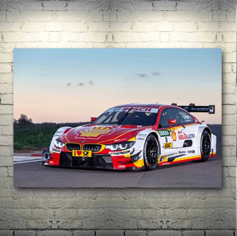 Wall Art Canvas Retro Collection Power M3 E30 Super Car Poster Painting Living Room Home Decor Picture Print Framework