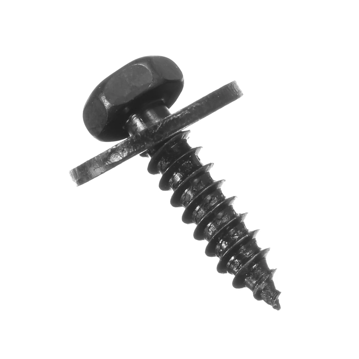 10/20Pcs/Set Self Tapping Tapper Screw And Washer For BMW 4.8 x 19 mm Black 8mm Self Tapping Tapper Screws