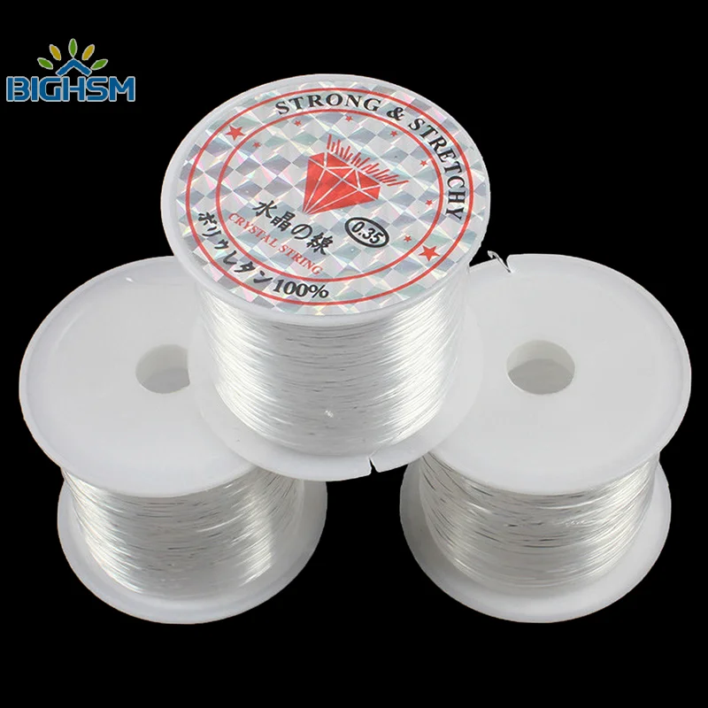 Hilo Invisible de nailon transparente de 40m, alambre de pesca para colgar globos, joyería de alambre, guirnalda de Navidad, decoración para fiesta de cumpleaños