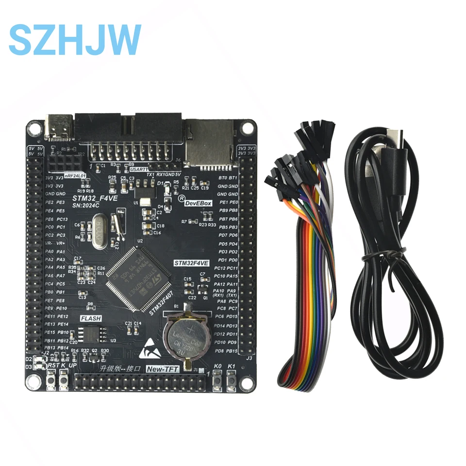 STM32F407VET6 STM32 نظام الأساسية مجلس STM32F407 مجلس التنمية F407 رقاقة واحدة مجلس التعلم