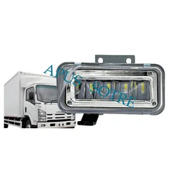 1 Pair LH AND RH LED Fog Lamp White Aluminum Alloy Material Fit For ISUZU 700P KV100 kv600 Truck