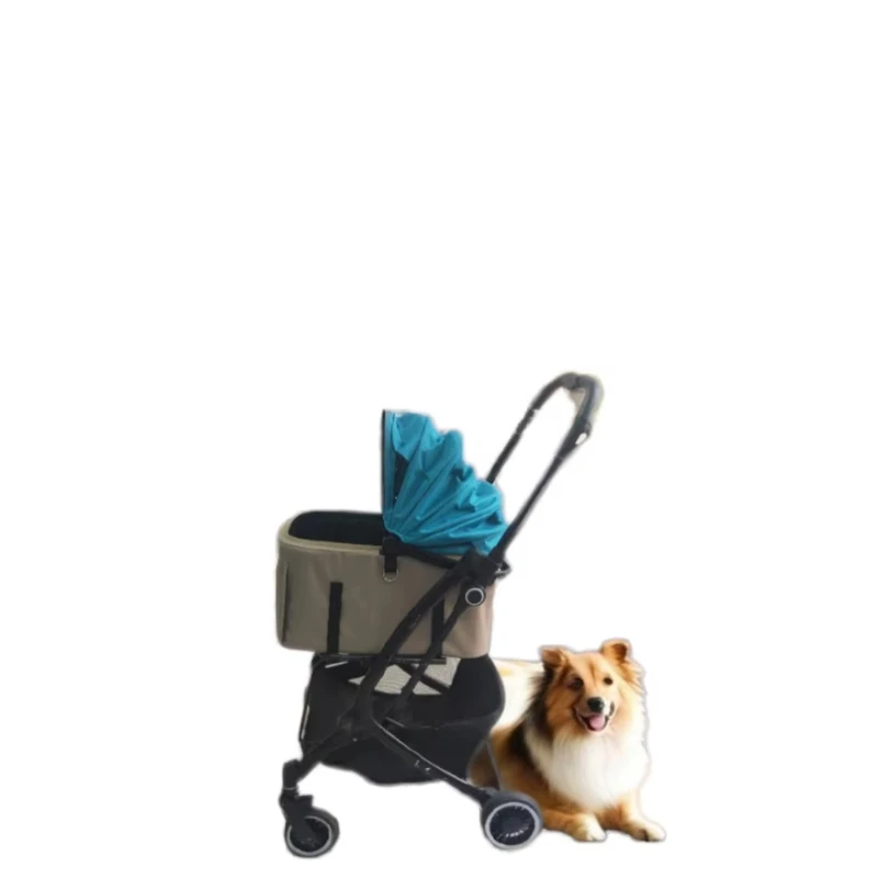 

Aluminum Pet Travel Dog Bicycle Cart Dog Cart Foldable Lightweight