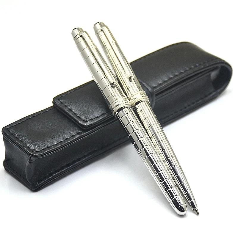 Luxury Monte Msk-163 Metal Ballpoint Pen MB Rollerball Pen Stationery Office School Writing Ink Fountain Pens With Serial Number