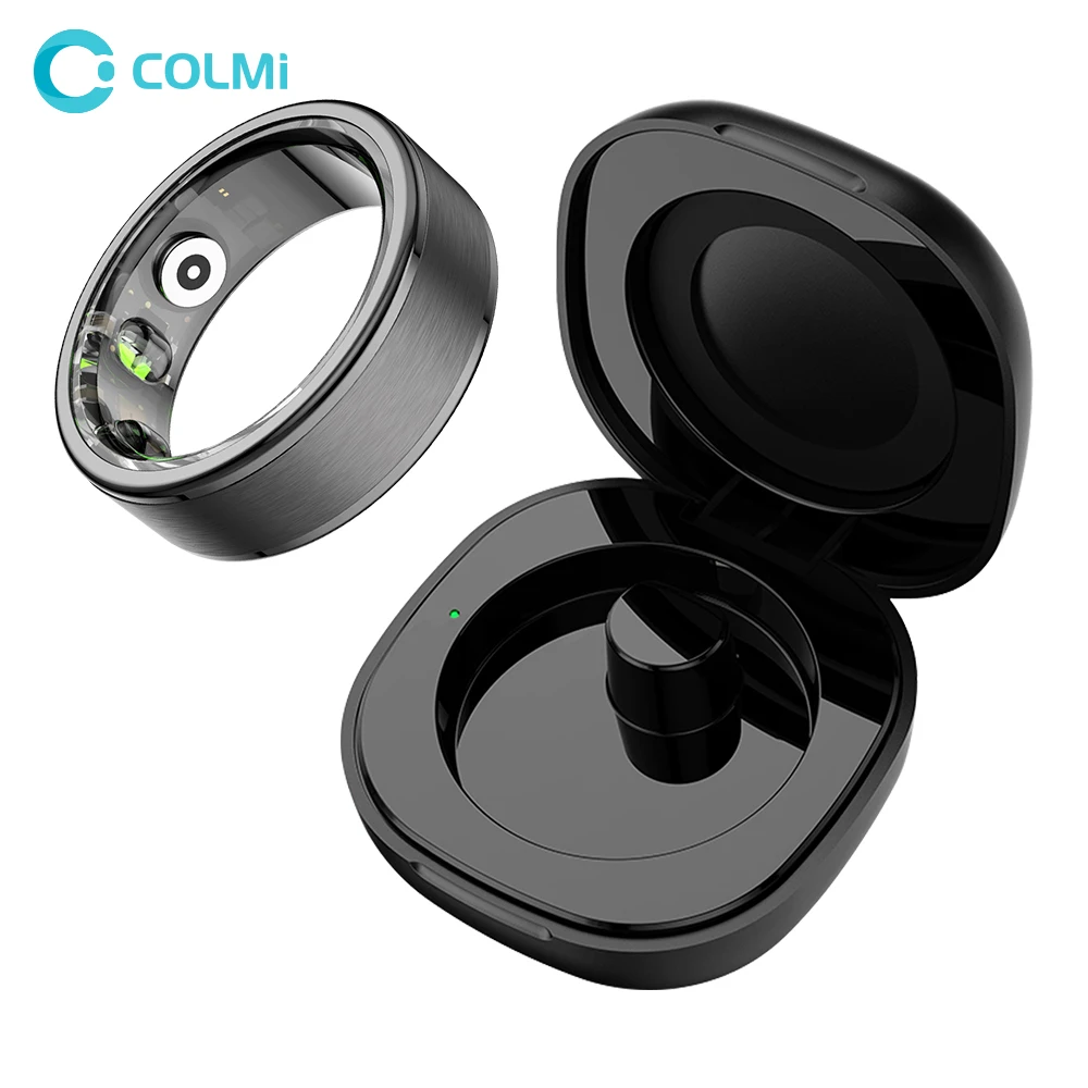 COLMI-R03 Monitor de saúde anel inteligente para homens e mulheres, modo multi-esporte, IP68 impermeável, 5ATM, bateria de 39 dias, 2024