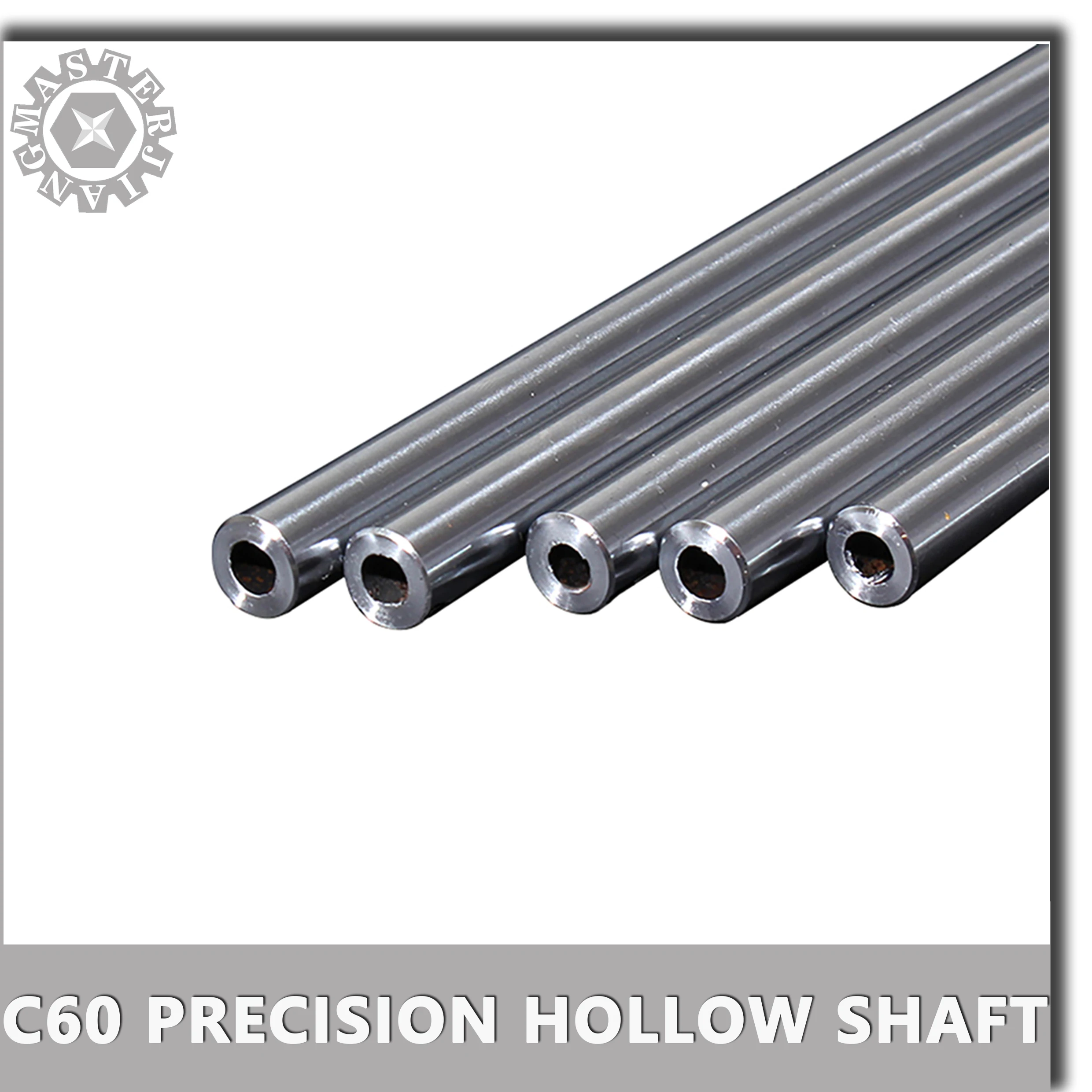 Bearing Steel Hollow Linear Shaft 270mm long OD30mm Inner Hole 18mm Harden Chromed Linear Motion Shaft Rod for CNC Parts