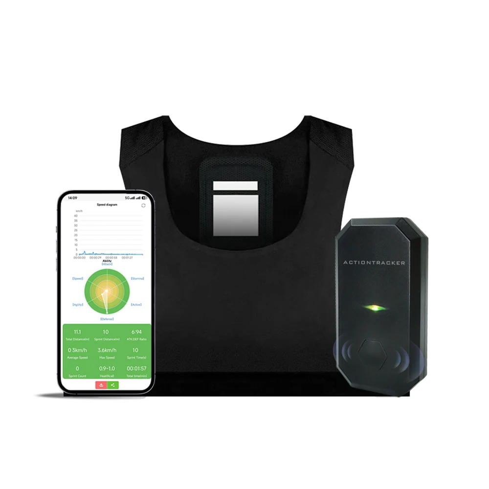 Soccer Gps tracker with Vest Kit for Developer Provide Source Code