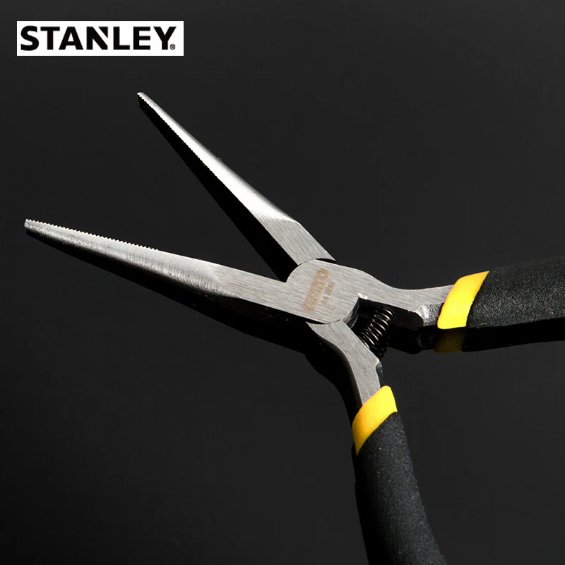 STANLEY Mini needle nose pliers with black handle 5\